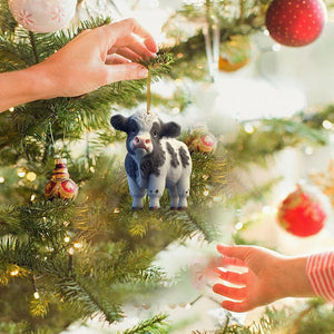 Adorno decorativo de vacas para navidad
