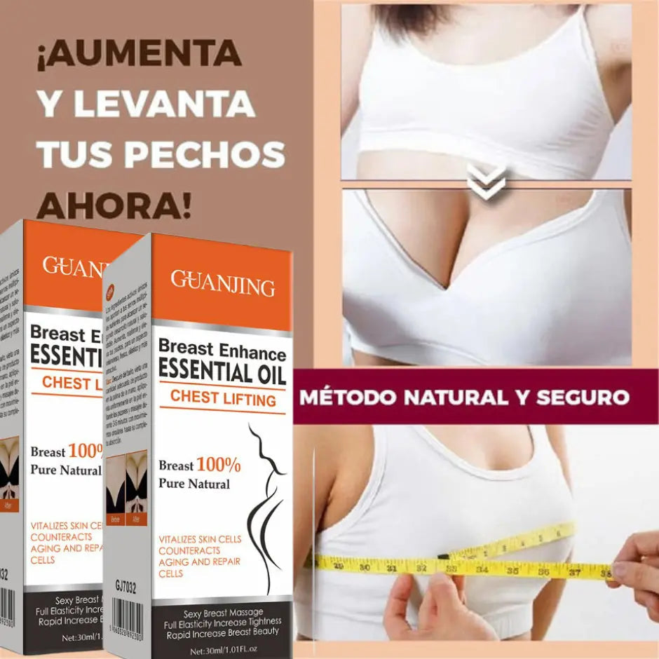 ¡PROMO 2X1 Breast Enhance! - Aceite Herbal Elevador de bustos