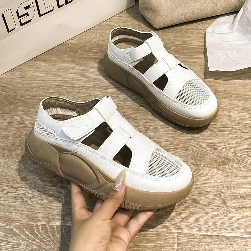 Zapatos blancos de malla - Comodidad y estilo para tu rutina diaria