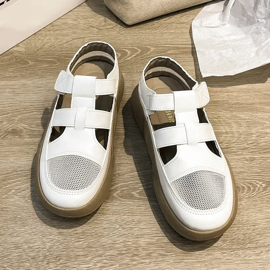 Zapatos blancos de malla - Comodidad y estilo para tu rutina diaria