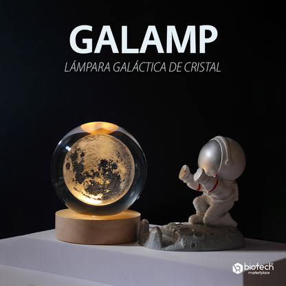 PROMO 2x1 / GALAMP® Lámpara galáctica de cristal